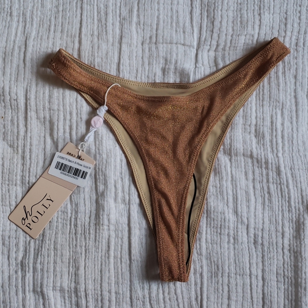 Oh Polly Demi Rose thong bikini bottom